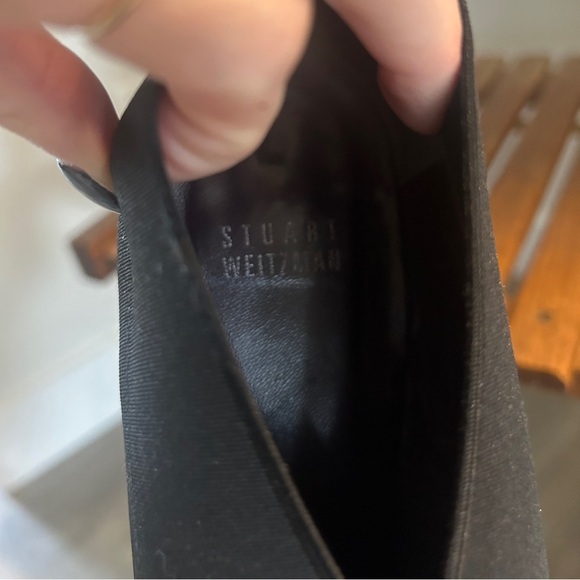 Stuart Weitzman Black Suede Heels - Picture 4 of 9